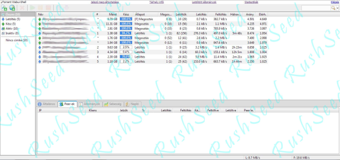 Letöltés: 8,7 MB/s | Feltöltés: 19,6 MB/s